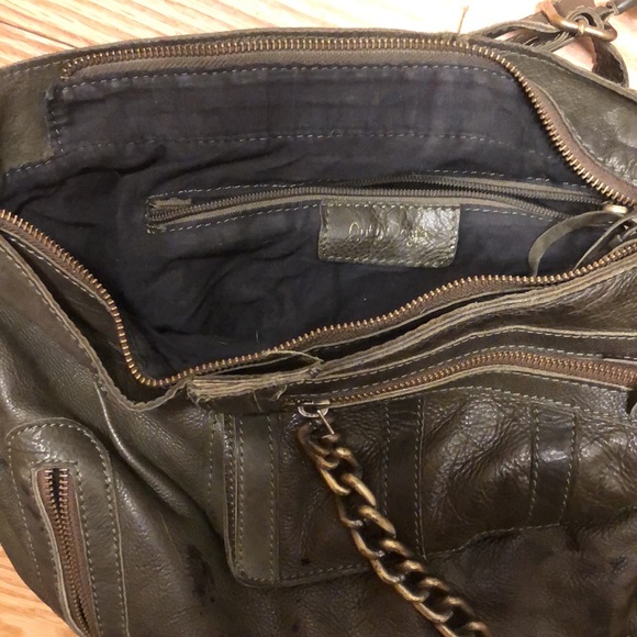 Cut N Paste Los Angeles crossbody Leather Hobo Bag - Picture 6 of 6